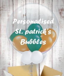 Personalised St Patrick's Day Bubble Balloons | Party Save Smile